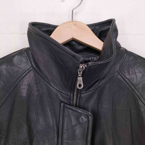 ウィルソン Wilsons Leather PELLE STUDIO  リアルレザージップハーフコート レディース  XL